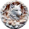 Hakumata Puzzle in legno per adulti Lupo 3D - 200 pezzi - Scatola regalo, decorazione murale e regalo per amici e famiglia (14 anni+)