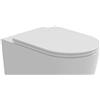 CERAMICA AZZURRA Copriwater Azzurra Comoda per wc h. 50 in Termoindurente Originale Soft Close slim a Sgancio Rapido bianco - Cod. Articolo: COM1856/F