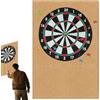 DBAATTZ Parete per Bersaglio per Freccette, Pannelli Autoadesivi di Feltro per Freccettes, 30 x 30cm, 6 Pezzi Bordo Murale per Freccette, Tabellone per Bersaglio Dietro in Feltro, per la Parete Diy