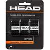 HEAD Blister 3 Pcs. Overgrip Head Padel Pro Perforato Nero
