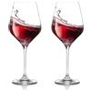 CIYIN Calici Plastica Rigida Lavabili, 2 Pezzi Calici Vino Plastica 420ml, Bicchieri Plastica Rigida Lavabili, in Tritan, BPA-Free, Bicchieri Vino Rosso, Vino Bianco (A)
