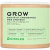 Circles GROW Integratore Capelli e Unghie Donna Biotina Selenio Ferro Serenoa Repens Equiseto Silice Vitamine B3 B5 B6, Senza Zuccheri Aggiunti, 30 Capsule Vegan Made in France