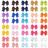 KRISFD 20 Colori Diversi Fiocchi per Capelli per Neonate Mini Elastici Neonata Fiocco Accessori per Capelli Piccolo Fermagli per Capelli con Fiocco di Piccole Dimensioni per Bambini Bambine e Neonati
