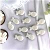 Selura Pesci di sapone 50 pezzi bianco - Bomboniere per Comunione, Battesimo e Cresima - Piccoli saponi decorativi a forma di pesce - Decorazione da tavolo e regalini per celebrazioni