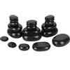 Ejoyous Pietre Laviche per Massaggio, 20 Pezzi con Custodia Riscaldante, Hot Rocks per Viso, Schiena, Gambe, Spa e Relax