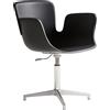 Cappellini - Poltrona girevole Juli Plastic - Nero - Polipropilene rinforzato - Designer Werner Aisslinger