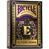 Bicycle® Carte da Gioco Elton John - 1 Mazzo, Finitura con Cuscino d'Aria, Professionale, superba maneggevolezza e Durata, Ottimo Regalo per Collezionisti di Carte, Giallo