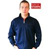 Felpa Da Lavoro Con Zip Lunga