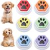 Afenau Buzzer con funzione di registrazione, 6 pezzi buzzer colorati con suono, pulsante per cani per discutere, addestramento al cane, set di tasti parlanti per l'allenamento della comunicazione e le