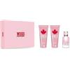 Dsquared2 Wood - Eau de Toilette Donna 50 ml Vapo + Bath & Shower Gel 50 ml + Body Lotion 50 ml