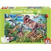 Schmidt 56193 Puzzle con i Dinosauri 60 Pezzi