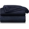 Blumtal Coperta Pile 130x150cm - Coperta Plaid divano super morbida - Coperta Divano certificata OKEO-Tex - plaid singolo pile - in blu mare