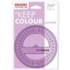 ARDA GONIOMETRO KEEPCOLOURPASTEL ARDA 360° 12 CM KCP36012