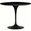 Knoll Saarinen Tavolo Tulip Ø 91 Laminato Nero