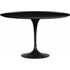 Knoll Saarinen Tavolo Tulip Ø 120 Laminato Nero