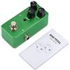 RiToEasysports Mini Pedale Effetti Chitarra Overdrive, Alta Qualità in Lega di Alluminio, Overdrive Pedale Compatta con Jack 6,35mm per Chitarristi Studio Live e Pratica