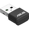 ASUS Adattatore USB wireless ASUS USB-AX55 Nano Dual-Band AX1800, il più piccolo adattatore WiFi 6, WPA3, MU-MIMO