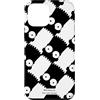 The Simpsons I Simpson Bart Simpson a scacchi bianchi e neri Custodia per iPhone 12 mini