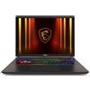 Msi Notebook 16" Msi Vector 16 HX AI A2XWIG-292XIT U9-275HX/32GB/1TB SSD/Nero [A2XWIG-292XIT]