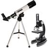 Byomic Set microscopio e telescope per principianti Byomic con custodia