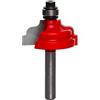 Freud 38-452: 1-1/4 (diametro) doppio raccordo Ogee Bit con gambo da 1/4, taglia unica, rivestimento Perma-Shield rosso