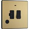 British General Estensore Wi-Fi BG Electrical Evolve, a doppio interruttore con porta di ricarica USB, 13 A, ottone satinato