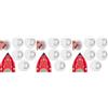 5pcs D Ring Patch Pvc D Ringatti ganci di montaggio della piastra per tavolo da