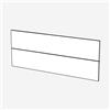 neoro n50 set frontale estraibile per mobile sottolavabo La: 120 cm, BL000677, n50 noce [Mobili da Bagno > Ricambi per Mobili da Bagno]