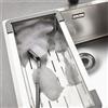 Reginox New Jersey vaschetta forata e multifunzione, R33838, New Jersey acciaio inox satinato lucido/nero [Lavelli da Cucina > Vaschette e Scolapiatti]