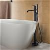Duravit Balcoon rubinetto vasca, installazione a pavimento, miscelatore monocomando, BA5250000046, Balcoon nero opaco [Rubinetteria Bagno > Rubinetteria Vasca]