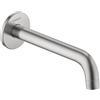 Duravit No.1 bocca di erogazione vasca, N15240010070, No.1; Balcoon acciaio inox spazzolato [Rubinetteria Bagno > Rubinetteria Vasca]