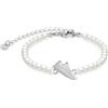 SAILBRACE Bracciale Pearl Silver RUNNER CHAIN
