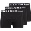 JACK & JONES Jack&Jones Plus - Giacca da Uomo Jacsense Trunks Noos Pls Pack of 3, Nero/Dettaglio: Nero e Nero, 7XL