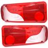 Generisch 2 x lenti di ricambio per fanali posteriori, compatibili con MAN TGA TGL TGM TGS TGX, Mercedes Sprinter 906, VW Crafter, camion, rimorchi, pianale 0008262156 2E0945111