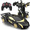 Mieryd Macchina Telecomandata, 2.4GHz Trasforma Robot & RC Auto da Corsa Radiocomandata Giochi Esterno Giocattolo, Bat Cars Macchinine per Gioco Regalo Compleanno Natale Bambino Bimbi 3 4 5 6 7 8 9 Anni