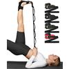 RDX Cinghia Yoga Cintura, Leg Stretching Belt, Flessibili Yoga Ligament, Leg Stretching Belt Strap per Pilates Danza, Balletto, Fitness, Ginnastica, Utilizzare in casa, Unisex esercizi in palestra
