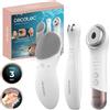 Cecotec Spazzola per Pulizia Viso Ricaricabile Facecare Skinroutine. Skinroutine, Dispositivo Antiocchiaie, Massaggiatore con Fototerapia: Potenzia Elasticità della Pelle, Include Fascia e Polsini