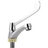 Eujgoov Rubinetto Verticale con Manico Lungo G1/2 Pollici, Rubinetto 'acqua, Rubinetto 'acqua Rubinetto Singolo per Lavabo 'acqua Fredda Rubinetto a Gomito per Laboratorio