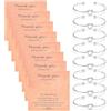 CERSLIMO Regali per damigella d'onore, 8 braccialetti con nodo per damigella d'onore, gioielli per proposta di matrimonio, festa nuziale, braccialetti con ciondoli a nodo