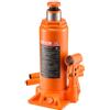VEVOR Cric a Bottiglia Pneumatico Idraulico da 10 Tonnellate Intervallo di Sollevamento da 235 a 470 mm, Martinetto a Bottiglia Pneumatico Manuale con Pompa per Auto, Camion, SUV, Rosso