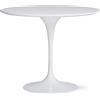 Knoll Saarinen Tavolo Tulip Lounge Ø 91 H 64-65 Laminato Bianco