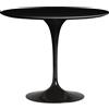 Knoll Saarinen Tavolo Tulip Lounge Ø 91 H 64-65 Laminato Nero