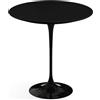 Knoll Saarinen Tavolo Rotondo Tulip Ø 51 H 51-52 Laminato Nero