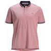 JACK & JONES JJEPAULOS POLO SS NOOS PLS, Polo-Shirt Uomo, Rosso (Rio Red Detail:PS), 2XL