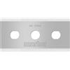 MARTOR 10x Lama industriale 18,5 mm, 4 lati, acciaio, Cutter | Doppia sfaccettatura, affilatura bilaterale, in erogatore, per SECUMAX OPTICUT, No. 37044.60