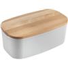 Metaltex Bready 585020000 - Contenitore per pane, in legno, colore: Bianco