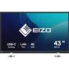 EIZO FlexScan EV4340X monitor 42.5" per progettazione CAD e 3D - NERO - EV4340X-BK
