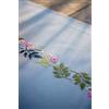 Vervaco Kit Centrotavola Ricamo Prestampato FIORI E FOGLIE Set Ricamo Biancheria Da Tavola 40 x 100 cm Set Fai Da Te Creativo Size Kit Hobby Creativi Adulti Casa Decor Embroidery Embroidery Runner