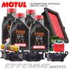 Motul + Hiflo + Ngk + Braking Tagliando YAMAHA MT-03 660 2006 2007 2008 2009 (4 7100 Filtri candela pastiglie)