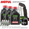 Motul + Hiflo + Ngk Tagliando SUZUKI V-Strom 650 Abs 2021-2022 (M1-M2) 5100 10W40 + Filtri + Candele